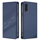 For Cubot X70 Embossed Multi-functional Wallet Retro Leather Phone Case(Dark Blue) - 2