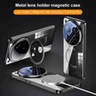 For Xiaomi 15 Ultra Ice-transparent Metal Lens Holder MagSafe Plating Phone Case(Obsidian Black) - 2