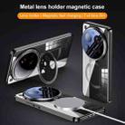 For Xiaomi 15 Ultra Ice-transparent Metal Lens Holder MagSafe Plating Phone Case(White Sand Silver) - 2