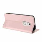 For Fujitsu Arrows Be4 / F-41A Embossed Multi-functional Wallet Retro Leather Phone Case(Pink) - 3