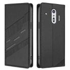 For Fujitsu Arrows F-42A Embossed Multi-functional Wallet Retro Leather Phone Case(Black) - 2