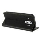 For Fujitsu Arrows F-42A Embossed Multi-functional Wallet Retro Leather Phone Case(Black) - 3