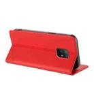 For Fujitsu Arrows 5G F-51A Embossed Multi-functional Wallet Retro Leather Phone Case(Red) - 3