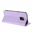For Fujitsu Arrows 5G F-51A Embossed Multi-functional Wallet Retro Leather Phone Case(Light Purple) - 3