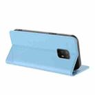 For Fujitsu Arrows 5G F-51A Embossed Multi-functional Wallet Retro Leather Phone Case(Light Blue) - 3