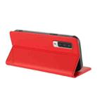 For Fujitsu Arrows NX9 / F-52A Embossed Multi-functional Wallet Retro Leather Phone Case(Red) - 3