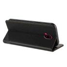 For Fujitsu Arrows F-52B Embossed Multi-functional Wallet Retro Leather Phone Case(Black) - 3