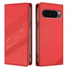 For Google Pixel 10 / 10 Pro Embossed Multi-functional Wallet Retro Leather Phone Case(Red) - 2