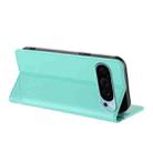 For Google Pixel 9 Embossed Multi-functional Wallet Retro Leather Phone Case(Mint Green) - 3