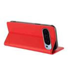 For Google Pixel 9 Pro Embossed Multi-functional Wallet Retro Leather Phone Case(Red) - 3