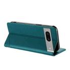 For Google Pixel 7 Embossed Multi-functional Wallet Retro Leather Phone Case(Dark Green) - 3
