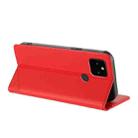 For Google Pixel 5a 5G Embossed Multi-functional Wallet Retro Leather Phone Case(Red) - 3