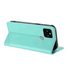 For Google Pixel 5 Embossed Multi-functional Wallet Retro Leather Phone Case(Mint Green) - 3