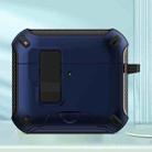 For AirPods 4 Wireless Bluetooth Earphones MagSafe Holder Protective Case(Blue) - 1