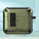 For AirPods 3 Wireless Bluetooth Earphones MagSafe Holder Protective Case(Green) - 1