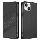 For iPhone 13 mini Embossed Multi-functional Wallet Retro Leather Phone Case(Black) - 2