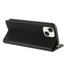 For iPhone 13 mini Embossed Multi-functional Wallet Retro Leather Phone Case(Black) - 3