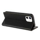 For iPhone 12 mini Embossed Multi-functional Wallet Retro Leather Phone Case(Black) - 3