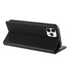 For iPhone 11 Pro Max Embossed Multi-functional Wallet Retro Leather Phone Case(Black) - 3