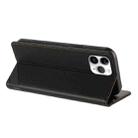 For iPhone 11 Pro Embossed Multi-functional Wallet Retro Leather Phone Case(Black) - 3