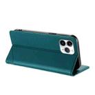 For iPhone 11 Pro Embossed Multi-functional Wallet Retro Leather Phone Case(Dark Green) - 3