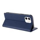 For iPhone 11 Embossed Multi-functional Wallet Retro Leather Phone Case(Dark Blue) - 3