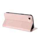 For iPhone SE 2022 / 2020 / 8 / 7 Embossed Multi-functional Wallet Retro Leather Phone Case(Pink) - 3