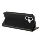 For iPhone 17 Embossed Multi-functional Wallet Retro Leather Phone Case(Black) - 3