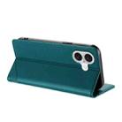 For iPhone 17 Embossed Multi-functional Wallet Retro Leather Phone Case(Dark Green) - 3
