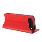 For iPhone 17 Air Embossed Multi-functional Wallet Retro Leather Phone Case(Red) - 3
