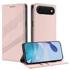 For iPhone 17 Air Embossed Multi-functional Wallet Retro Leather Phone Case(Pink) - 1