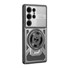 For Samsung Galaxy S24 Ultra 5G Armor Rotating Holder MagSafe Phone Case(Grey) - 2