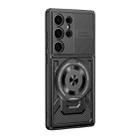 For Samsung Galaxy S23 Ultra 5G Armor Rotating Holder MagSafe Phone Case(Black) - 2