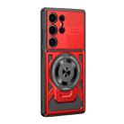 For Samsung Galaxy S23 Ultra 5G Armor Rotating Holder MagSafe Phone Case(Red) - 2