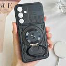 For Samsung Galaxy S24 FE 5G Armor Rotating Holder MagSafe Phone Case(Black) - 2