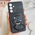 For Samsung Galaxy S23 FE 5G Armor Rotating Holder MagSafe Phone Case(Black) - 2
