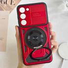 For Samsung Galaxy S23+ 5G Armor Rotating Holder MagSafe Phone Case(Red) - 2