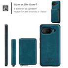 For Google Pixel 9a JEEHOOD J02 Magnetic Zipper Horizontal Flip Leather Phone Case(Blue) - 2