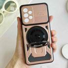 For Samsung Galaxy A33 5G Armor Rotating Holder MagSafe Phone Case(Rose Gold) - 2