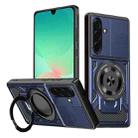 For Samsung Galaxy A36 / A56 5G Armor Rotating Holder MagSafe Phone Case(Blue) - 1