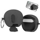 For Huawei FreeClip Mars Earphone Protective Case(Grey Fluff) - 1