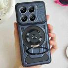 For Xiaomi 15 Armor Rotating Holder MagSafe Phone Case(Blue) - 1