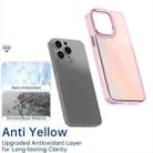 For iPhone 15 Pro Max Plating Gradient Discolor Phone Case(Transparent) - 3
