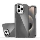 For iPhone 15 Pro Max Plating Gradient Discolor Phone Case(Black) - 1