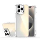 For iPhone 15 Pro Plating Gradient Discolor Phone Case(Transparent) - 1
