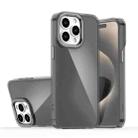 For iPhone 15 Pro Plating Gradient Discolor Phone Case(Black) - 1