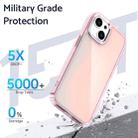 For iPhone 15 Plus Plating Gradient Discolor Phone Case(Black) - 3