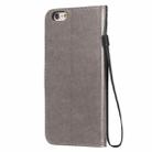 For iPhone 6 Plus Cat Bee Embossing Pattern Shockproof Horizontal Flip Leather Case with Holder & Card Slots & Wallet(Grey) - 3