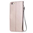 For iPhone 6 Plus Cat Bee Embossing Pattern Shockproof Horizontal Flip Leather Case with Holder & Card Slots & Wallet(Rose Gold) - 3