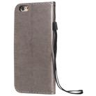 For iPhone 6 Cat Bee Embossing Pattern Shockproof Horizontal Flip Leather Case with Holder & Card Slots & Wallet(Grey) - 3